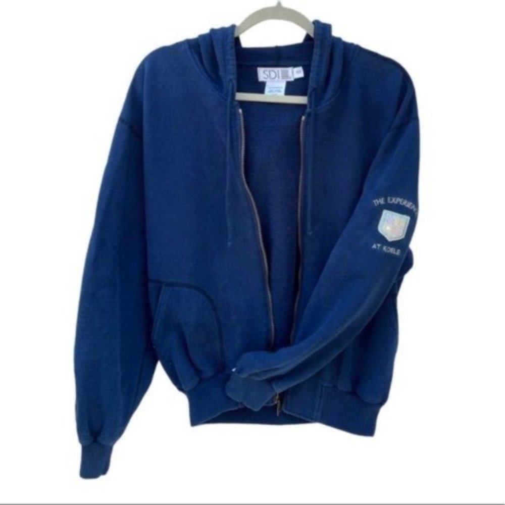 Vintage The Lodge at Koele Hawaii Premium Blue Hoodie Sz M